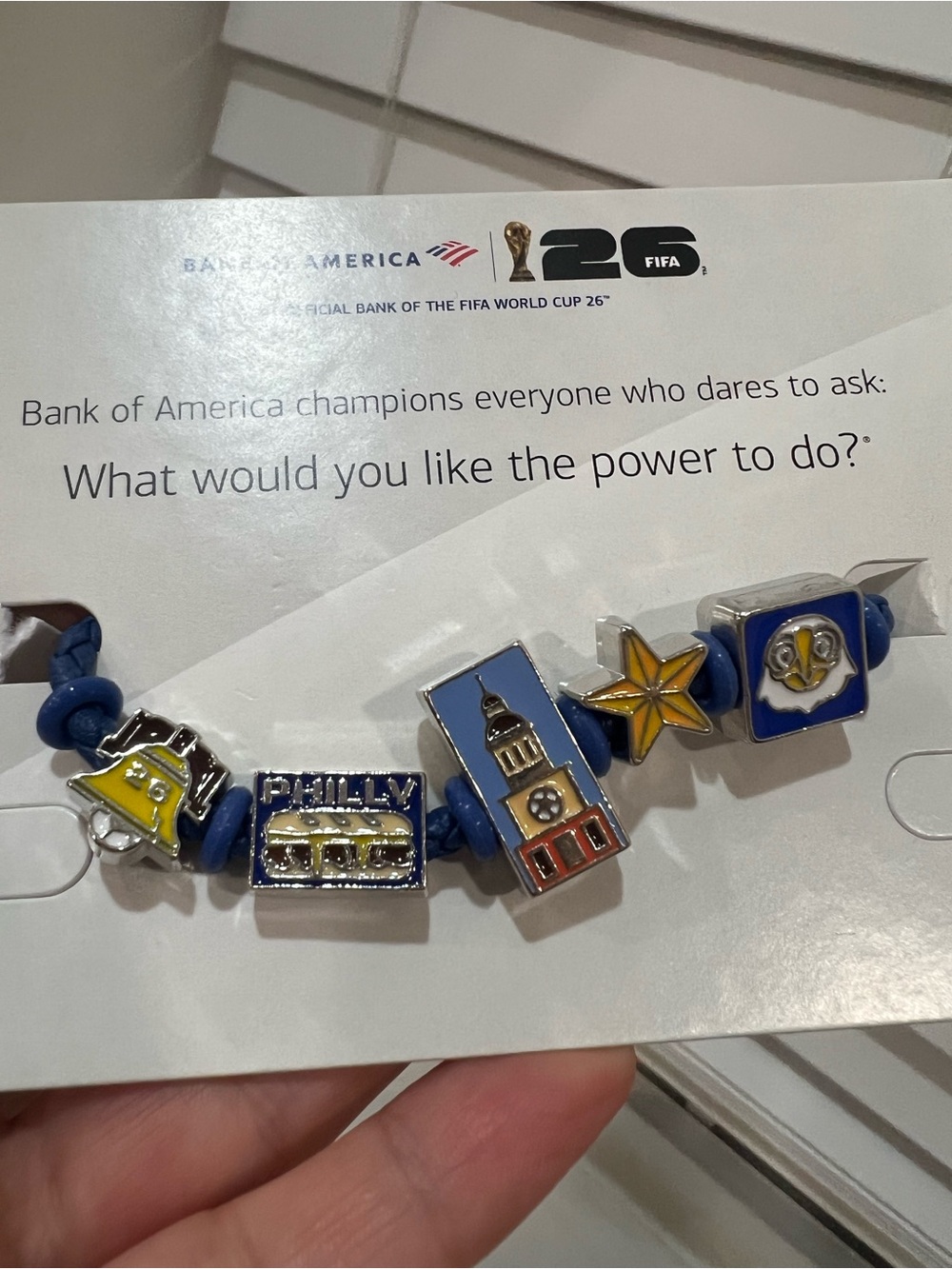 Bank of America FIFA 26 Blue Charm Bracelet- Philadelphia Charms - Picture 4 of 4